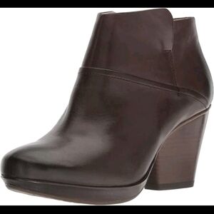 Dansko Miley Burnished Brown Booties